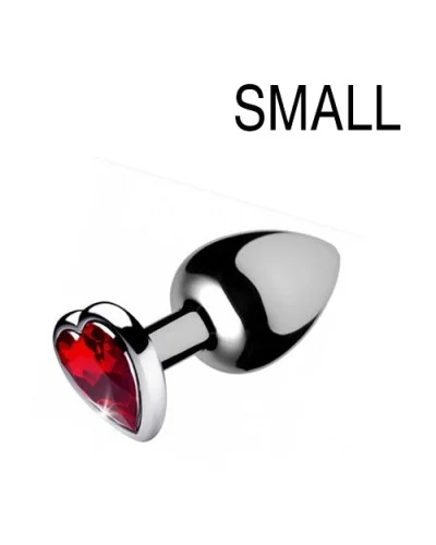 Plug bijou Heart Gem Rouge 6.5 x 2.7 cm