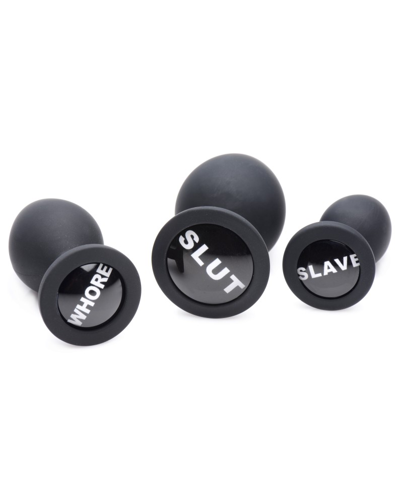 Kit de 3 plugs Dirty Words