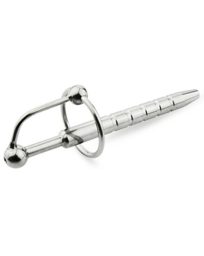 Plug Penis percE Pen Strie 12cm - Diametre 10mm pas cher
