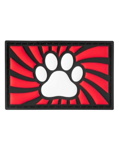 Tag Paw avec scratch Rouge