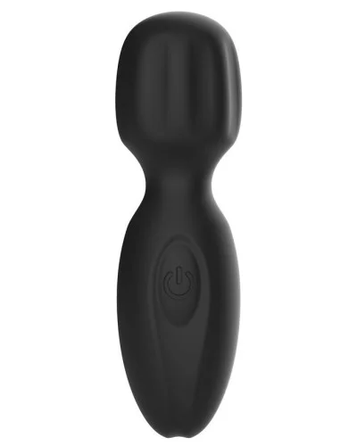 Mini Wand Lunius 11 cm Noir - 10 Vibrations