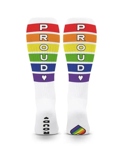 Chaussettes hautes Pride Proud Blanches