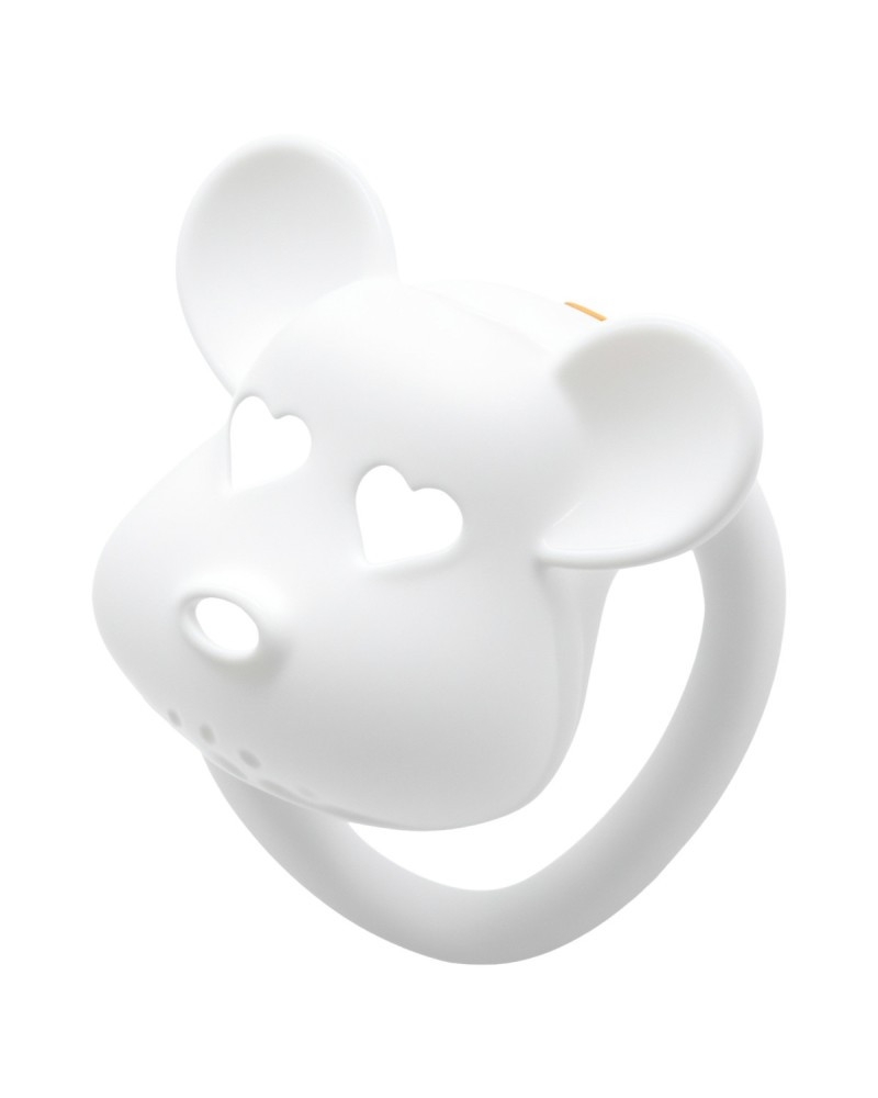Cage de chasteté Bear Lock 5 x 3.1 cm Blanche