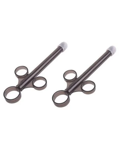 Lot de 2 Pipettes à lubrifiant Shoot perfect 10ml Noir Insertion 10 x 1.5cm