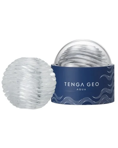 Masturbateur Tenga Geo Transparent - Aqua