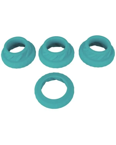 Set de 4 Anneaux Cock & Ball 3 in 1 - 31mm