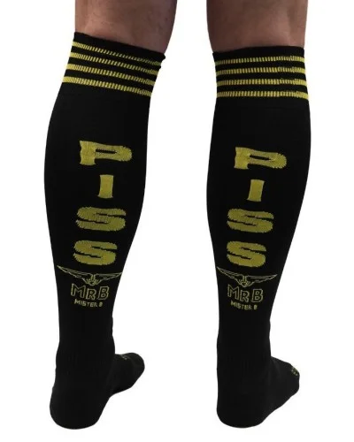 Chaussettes hautes PISS Cruising Socks Noires