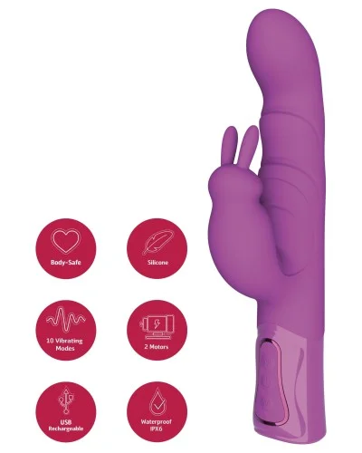 Vibro rabbit Beautypurpy 13 x 4cm