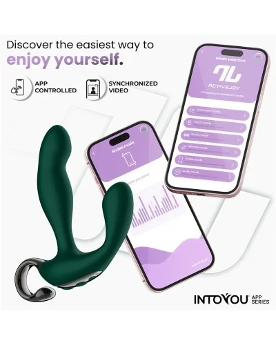 Stimulateur prostatique vibrant Greeny 10 x 2.5cm