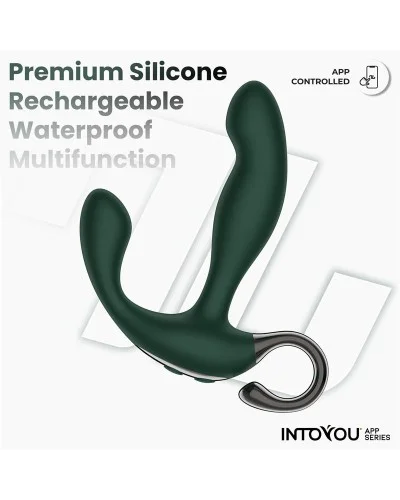 Stimulateur prostatique vibrant Greeny 10 x 2.5cm