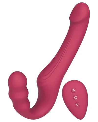 Gode ceinture vibrant sans harnais Pinkbubble 14 x 3.3cm