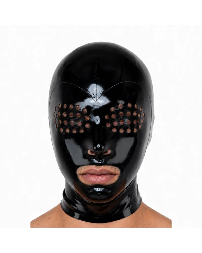 Cagoule en latex Mesheyes