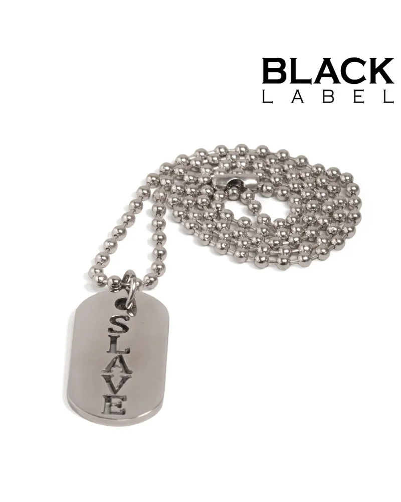 Plaque DogTag Kink Slave 4.5 x 2.5cm