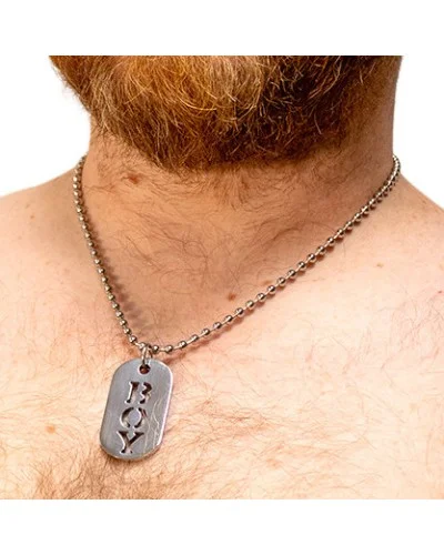 Plaque DogTag Kink BOY 4.5 x 2.5cm