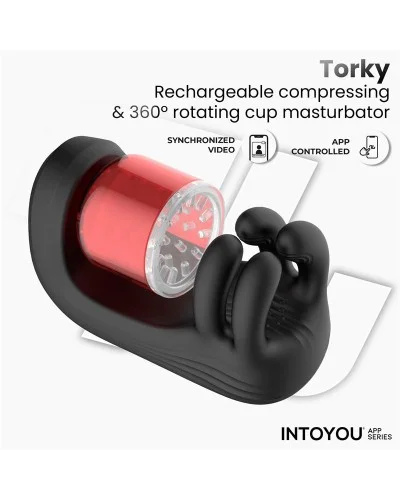 Masturbateur automatique Torky Vibrations-Rotations