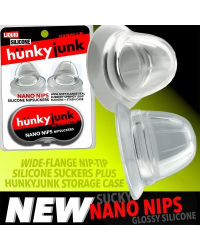 Suce-Tétons Nano Nips 15 mm Transparents