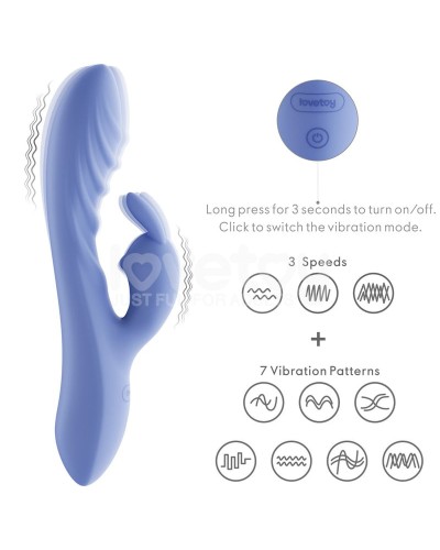 Vibro rabbit L'allure swirl 12 x 3.4cm