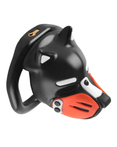 Cage Puppy 4.5 x 3.2 cm Noir-Orange