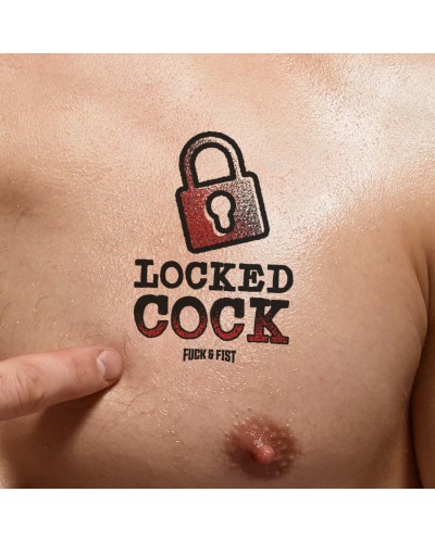 Tatouage temporaire Locked Cock 9 x 6.5cm