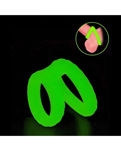 Double Cockring phosphorescent Lumos25mm