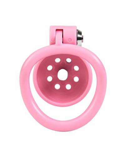 Cage courte Round Lock 4 x 3.5 cm Rose