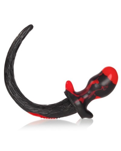 Plug Queue de chien Mastiff 12 x 7 cm Rouge pas cher