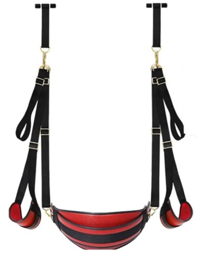 Balançoire Sm pour porte Swing Door Noir-Rouge