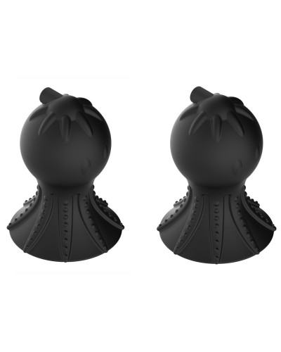 Suce tétons Électro Shock Nipples 35 mm Noirs