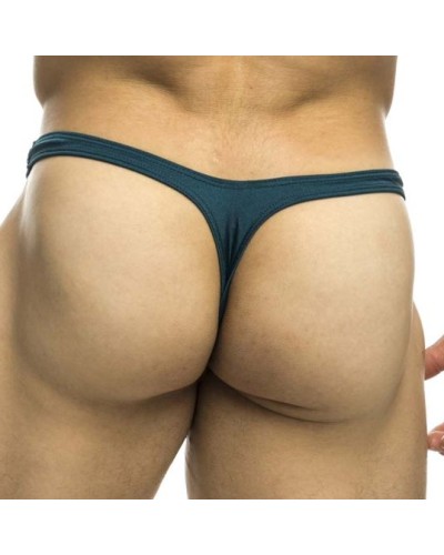 String Bulge Thong Vert opale