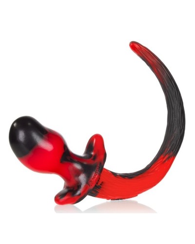 Plug Queue de chien Swirl 8.5 x 4.4 cm Rouge pas cher