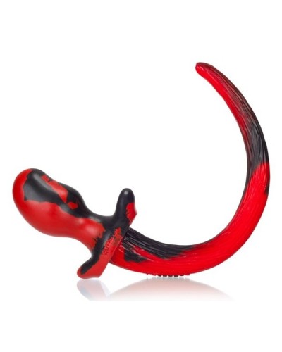 Plug Queue de chien Swirl 8.5 x 4.4 cm Rouge pas cher