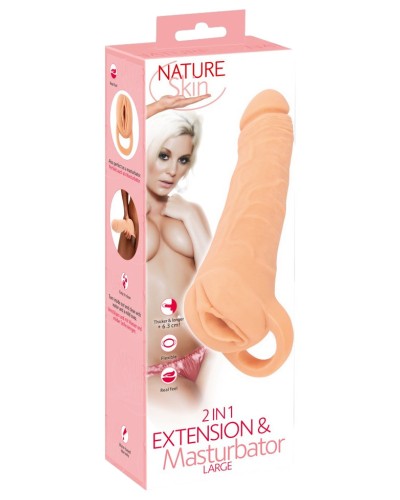 Masturbateur gaine à pénis Trustydick L 21 x 5cm
