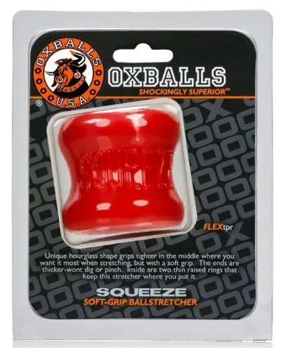 Ballstretcher Squeeze Rouge pas cher