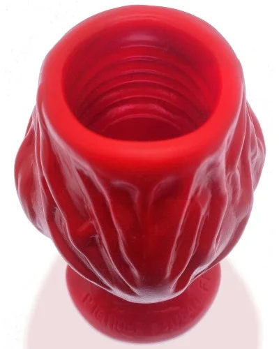 Plug Tunnel Oxballs PigHole Squeal FF 13 x 11.5cm Rouge pas cher