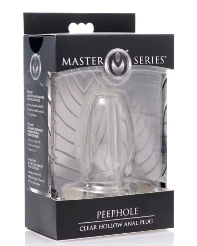 Plug Tunnel Peephole 6.6 x 4 cm transparent pas cher