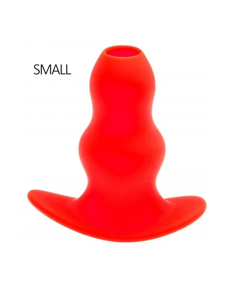 Plug Tunnel Stretch Rouge Small 11 x 5 cm pas cher