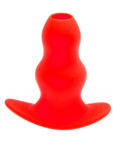 Plug Tunnel Stretch Rouge Small 11 x 5 cm pas cher