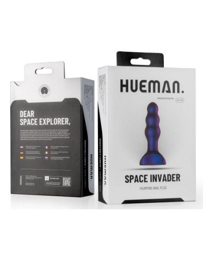 Plug Vibrant Space Invader Hueman 10.5 x 3.7cm pas cher