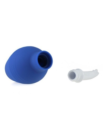 Poire de lavement Douche Anale Bleue 2 - Insertion 12 x 2cm pas cher