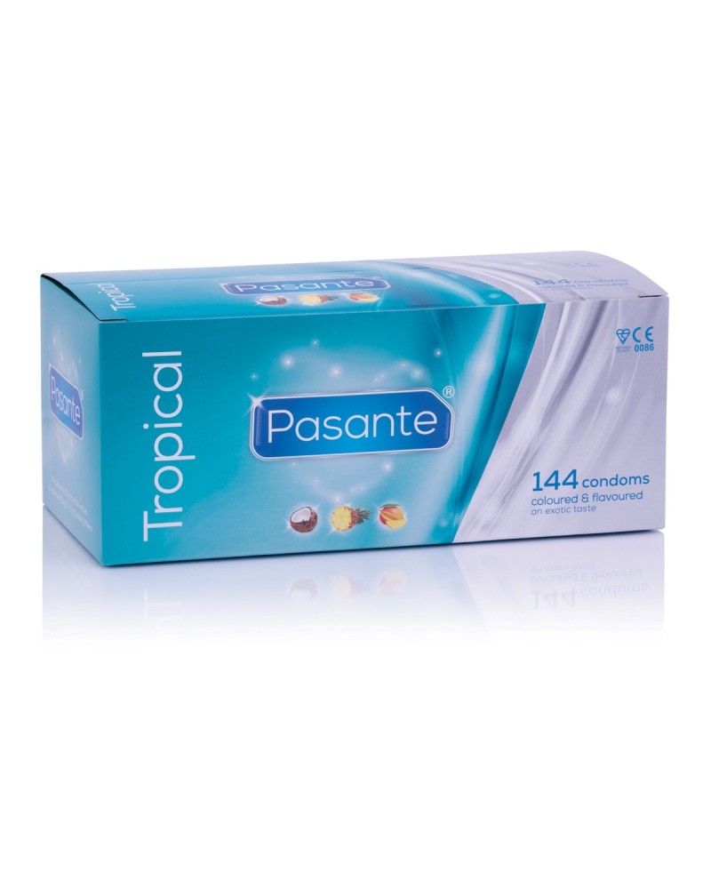 PrEservatifs aromatisEs TROPICAL Pasante x144 pas cher