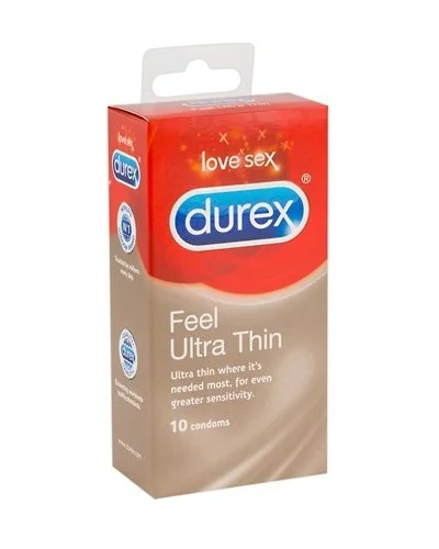 PrEservatifs Durex Ultra Thin x10 pas cher