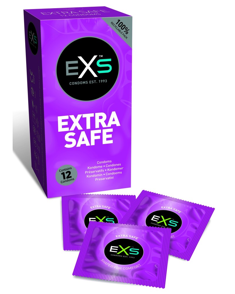 PrEservatifs Epais Extra Safe x12 pas cher