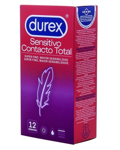 PrEservatifs fins Sensitive Contact Total x12 pas cher