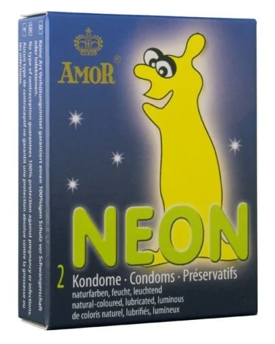 PrEservatifs Neon Phosphorescent x2 pas cher