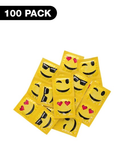 PrEservatifs perlEs Emoji x100 pas cher