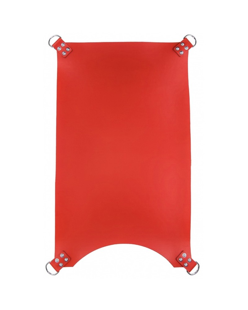 Sling en cuir 4 Points Rouge pas cher