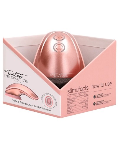 Stimulateur de clitoris TWITCH Rose pas cher