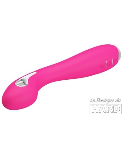 Vibro Electro Hector Pretty Love 19.5 x 3.2 cm Rose pas cher