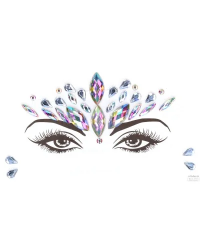 Strass Dazzling Crowned Face Bling pas cher