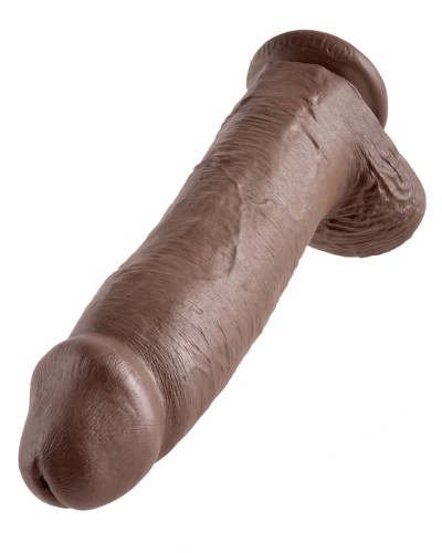 Gros gode King Cock 26 x 7.8 cm Brown pas cher